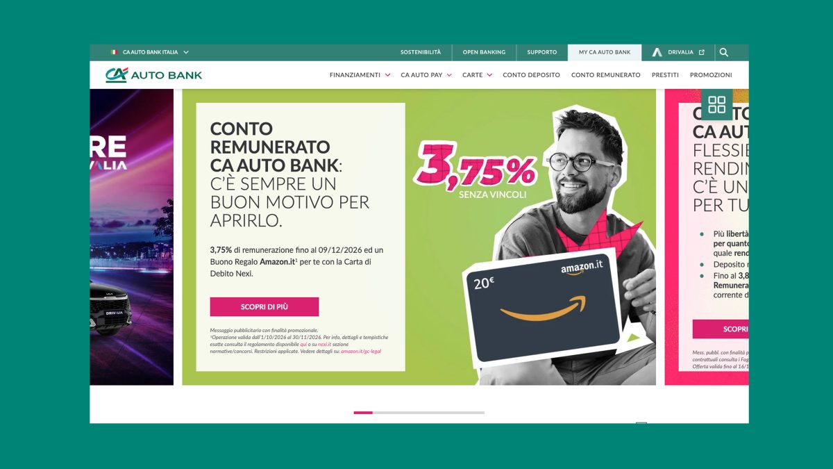 Una banca in continuo movimento